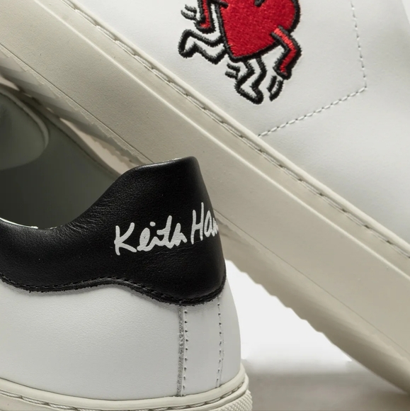 Axel Arigato Keith Haring Leather Sneakers (7.5) - Picture 6 of 8